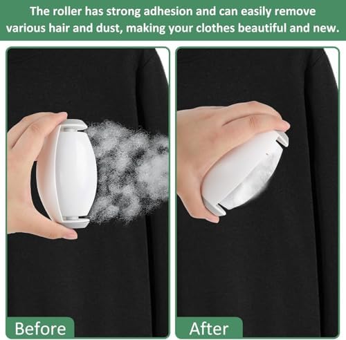 Washable Lint Roller 2pcs, ReusableSuper Sticky Lint Ball Remover for Pet Hair and, Lint Roller Ball for Plush Hair for Travel,Home Office - Image 2