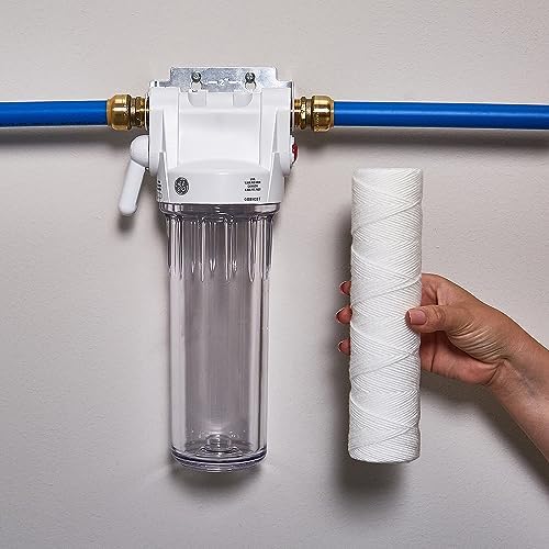 GE FXWSC Whole House Water Filter, Replacement for Water Filtration System, NSF Certified: Reduces Sediment, Rust & Other Impurities, Replace Every 3 Months for Best Results, (Pack of 12) - Image 3