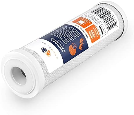 Aquaboon 5 Micron 10 x 2.5 House Water Filters Cartridges, Set of 12 | Sediment & Carbon Filter Replacements Compatible with WHKF-WHWC, P5, WHKF-GD05 - Image 2