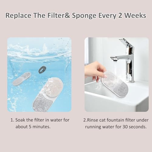 Pet Water Fountain Filters Compatible with APAUK 108oz/3.2L Cat Fountain - Image 4