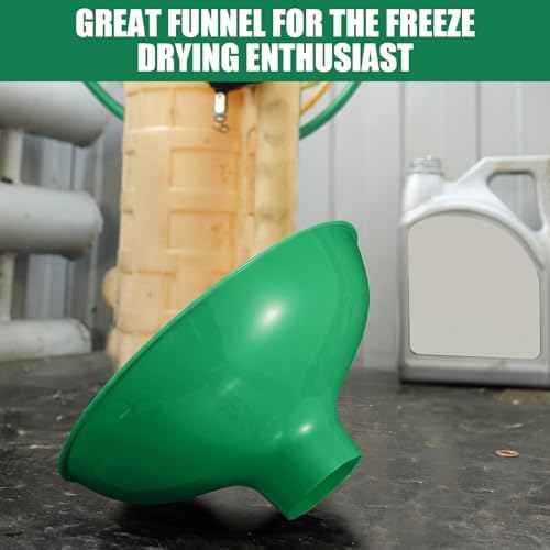 Vesici 2 Pack Extra Large Wide Mouth Funnel 2.5" x 10", Green - Image 4