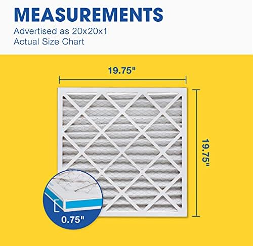 Aerostar Air Filter 20x20x1 MERV 11 AC Filter, HVAC, Furnace Filter, 4 Pack - Image 5