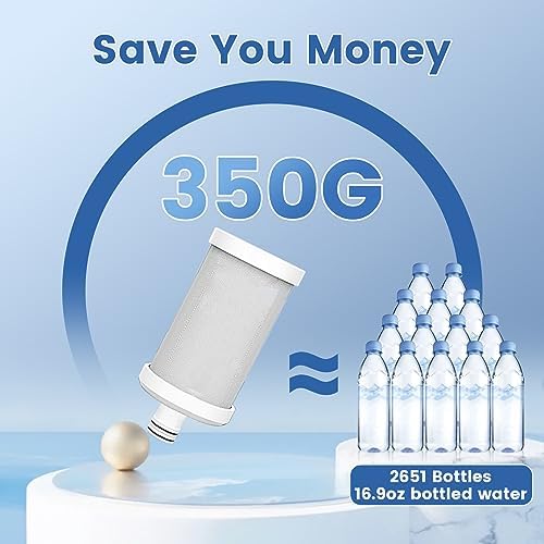 Vortopt Replacement Filter for T5 Faucet Water, 3-6 Months Lifetime, Reduces Chlorine, Taste and Odor (2 Pack) - Image 4