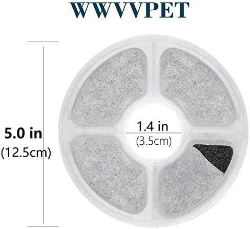 Cat Water Fountain Filters 16 Pack, 50% More Activated Carbon - Image 7