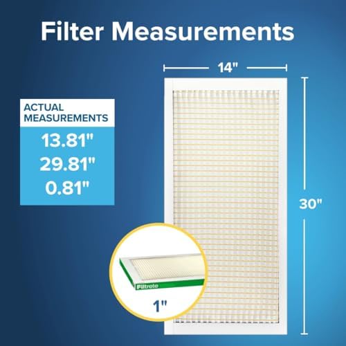 Filtrete 14x30x1 Air Filter, MERV 8, MPR 700, 4 HVAC Filters - Image 2