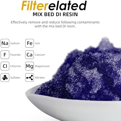 Filterelated Mixed Bed DI Resin Refill, Purple Color Changing, RODI, 5L - Image 3
