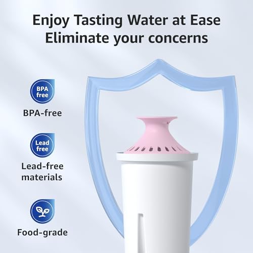 Overbest Magnesium Water Filter Replacement for Brita® Filter, 6 Pack - Image 7