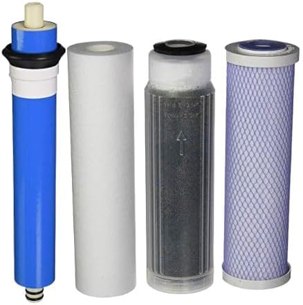 CFS RODI Filter Kit: Sediment, Carbon, Color DI + 150 GPD Membrane, 10 in by CompleteFiltrationServices