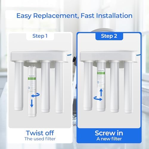 H2O Stage 2 Pre Carbon Block Water Filter, No RO Membrane, 2Pack - Image 6