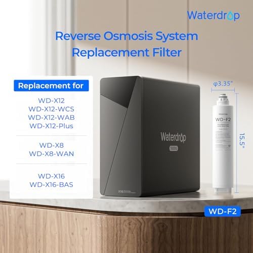Waterdrop F2 Filter, Replacement for X8/X12/X16 RO System, 6-Month Lifetime - Image 2