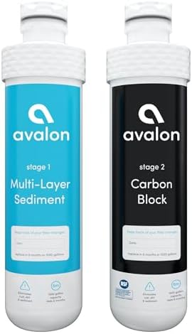 Avalon Genuine Replacement Filters for Avalon Bottleless Water Coolers, NSF Certified, Patented, 2 Count (Pack of 1) by AvalonWater