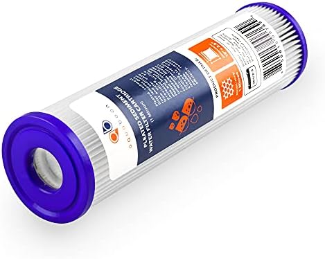 Aquaboon Pleated Sediment Filter 1 Micron 10 x 2.5 Water Filter 4-Pack - Image 6