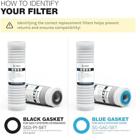 iFilters SG5-P1-SET 2-Stage Sediment CTO Filter Set, LWH-D Gen 1 - Image 2