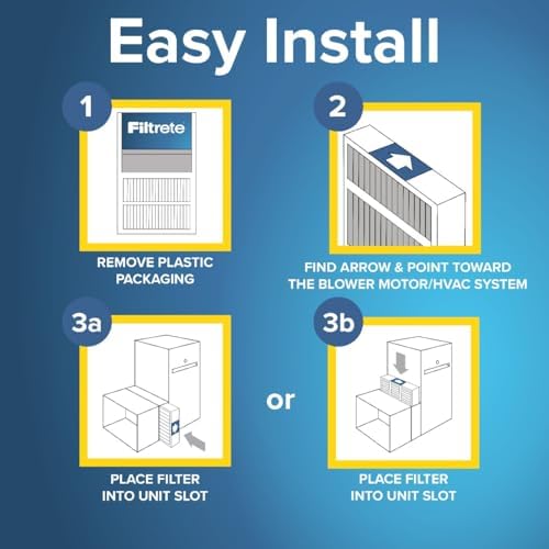 Filtrete 20x25x4 Slim Fit, MERV 12, MPR 1550, 2 HVAC Filters - Image 3