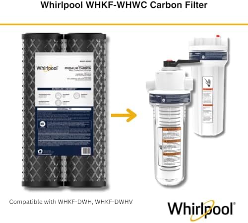 Whirlpool 5-Micron 10 x 2.5 inch CTO Replacement Water Filter WHKF-WHWC, Carbon Wrap Cartridge Reduces Chlorine Taste & Odor, NSF Certified for Whole House Sediment and Drinking Filtration System - Image 3