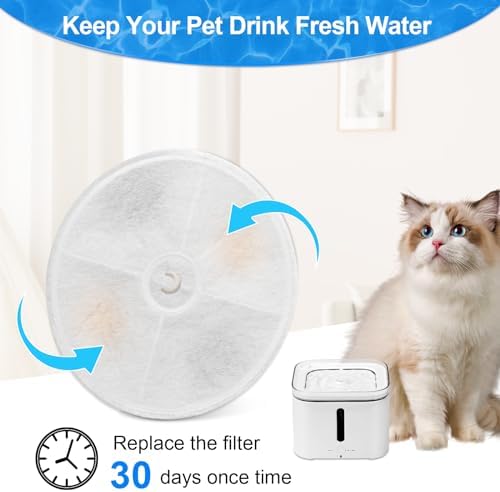 Upgraded Filter Units 3.0 for Cat Water Fountains E versweet 2S/3/3 Pro,E versweet Solo/Solo SE and More, Pet Water Fountain Replacement Filters (10 pcs) - Image 6