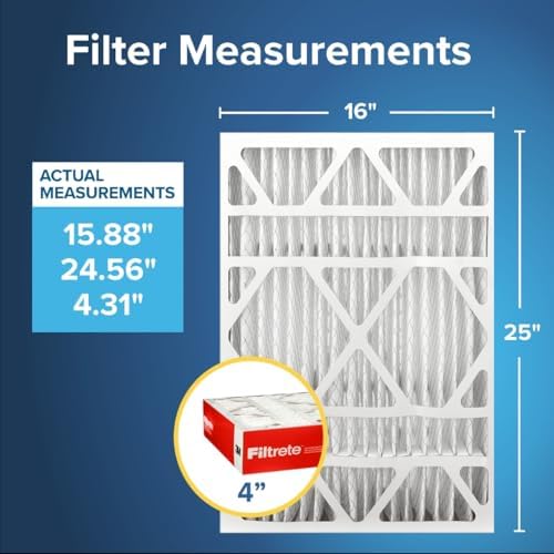Filtrete 16x25x4 Air Filter, MERV 11, MPR 1000, 2 HVAC Filters - Image 2
