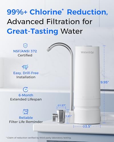 Waterdrop CTF-05 Water Filter for Sink Faucet with Filter Life Reminder - Image 4