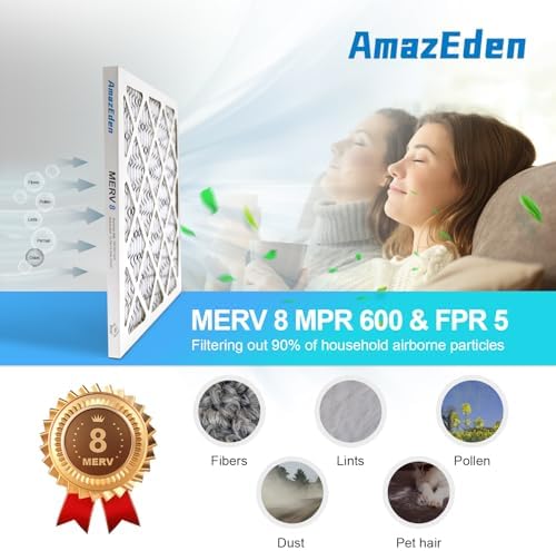10x10x1 Air Filter 4 Pack MERV 8 Dust Defense Pleated Filters - Image 4
