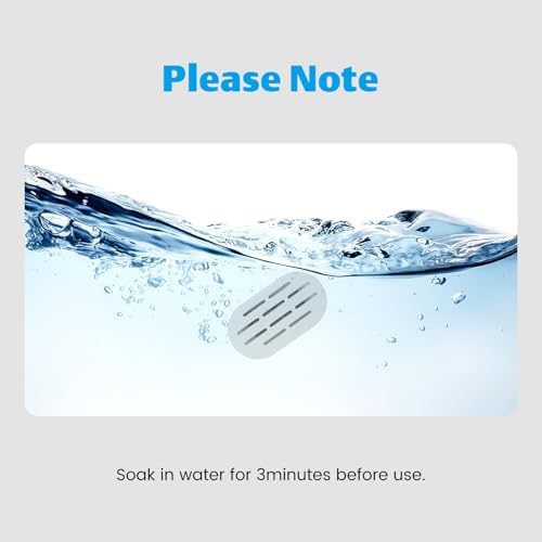 MISFANS Ceramic Cat Water Fountain Filters, 8 Filters and 8 Sponges - Image 7