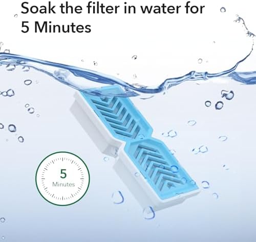 PEKTACO Replacement Water Fountain Filters, Fits 412/418, 3.2L & 7L, 9 Pack - Image 4