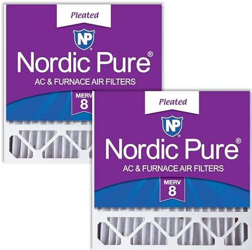 Nordic Pure 20x20x5 Honeywell/Lennox Replacement MERV 8 Air Filters 2 Pack by NordicPure