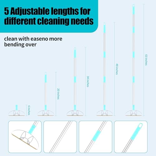 ULTRA+MAX+Pro LINTPLUS Pet Hair Remover Kit - 3-Size Carpet Rakes (S/M/L) w/Stainless Steel Handles - For Rugs, Carpets, Floors & Furniture - Stand-Up Design - Image 2