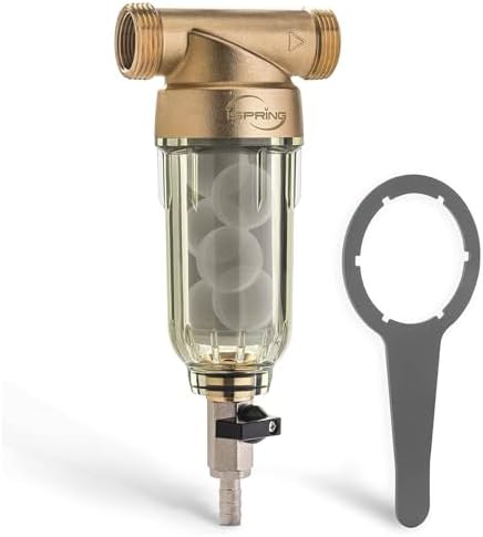 iSpring WSP-100SL Spin Down Sediment Filter, Sediment Buster, 100 Micron by iSpring