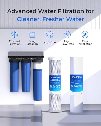 Waterdrop 5-Micron 20" x 4.5" Whole House Water Filter Replacement - Image 2