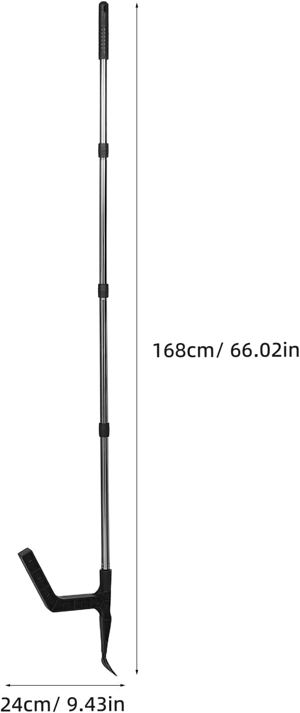 NUOBESTY 1 Set Gutter Cleaning Tools From The Ground Rain Gutter Cleaner With Poles Needed For Removing Leaves Debris Leaf Cleaning Tool