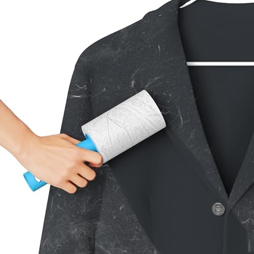 400 Sheets Lint Rollers for Pet Hair Extra Sticky, 2 Handles, 4 Rollers | Easy to Peel, Home Cleaning, Lint Remover for Clothes, Furniture, Couch, Car Seats, Designed for Pet Owners - Image 5