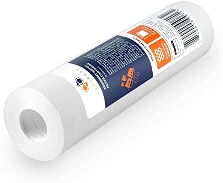Aquaboon 5 Micron 10 x 2.5 House Water Filters Cartridges, Set of 12 | Sediment & Carbon Filter Replacements Compatible with WHKF-WHWC, P5, WHKF-GD05 - Image 3