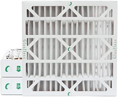 Glasfloss 24x24x4 MERV 10 AC Furnace 4" Pleated Air Filters. Box of 3 by Glasfloss