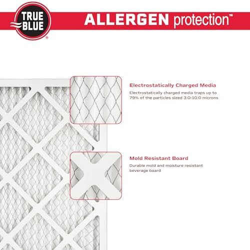 True Blue Allergen 25x25x1 Air Filter , MERV 11, (Pack of 4) - Image 5