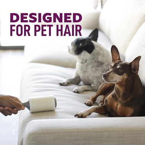 Scotch-Brite Pet Hair Extra Sticky Lint Roller,200 Sheets Total, 2 Pack | Designed for Removing Fur + Fluff on Couches, Clothes, Dog and Cat Beds, & More - Image 3