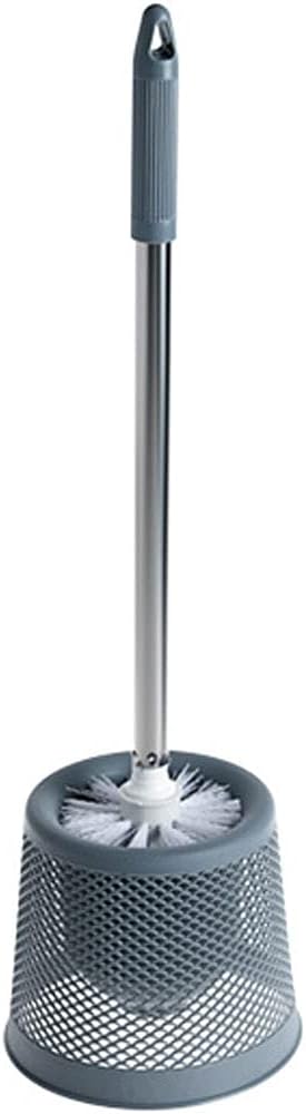 Toilet Brush and Holder Set Long-Handled Toilet Brush with Base Toilet Brush No Dead Ends Cleaning Toilet Brush Household Bathroom Toilet Brush Cleaning Tool Set Toilet Bowl Brush for Bath