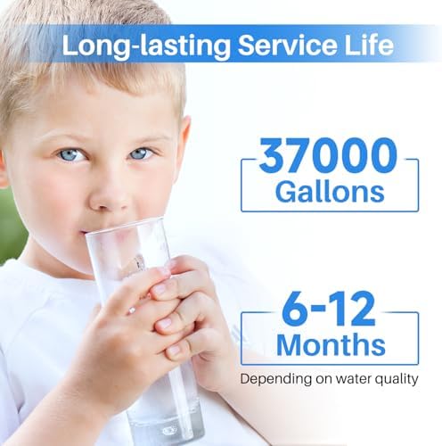 ICEPURE 1 Micron 20" x 2.5" Whole House CTO Carbon Sediment Water Filter Cartridge, 20-inch Sediment Pre-Filtration Compatible with C1-20, EP-20, HX-CB-25-2010, F3WCB32, 2PACK - Image 6