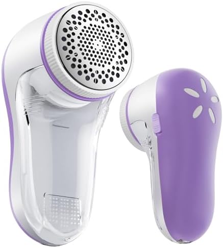 POPCHOSE Fabric Shaver, Lint Shaver with 6-Leaf Blade, Rechargeable | Lint Remover with Type-C Fast Charing Port, Sweater Defuzzer, Clothes Shaver for Couch, Furniture, Blanket, Remove Pilling by Popularchoicesfromhere