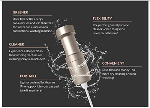 Portable Household Ultrasonic Cleaner PRO, Professional Mini Immersible Ultrasonic Cleaning Machine, Jewelry Cleaner for Cleaning Fruit, Glasses, Vegetable, Dentures, Jewelry, Underwear, Tableware