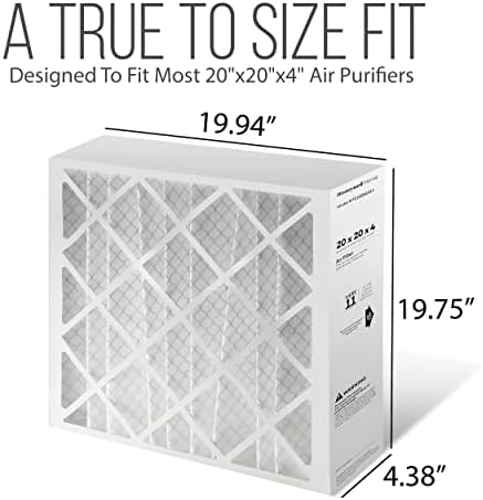 20x20x4 Air Filter Replacement - FC100A1011 HVAC Furnace Filters with Merv 11 Filter Media, AC Filter with Homequip Disposal Bag (2 Pack) - Image 2