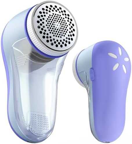 POPCHOSE Fabric Shaver, Lint Shaver with 6-Leaf Blade, Rechargeable | Lint Remover with Type-C Fast Charing Port, Sweater Defuzzer, Clothes Shaver for Couch, Furniture, Blanket, Remove Pilling by Popularchoicesfromhere