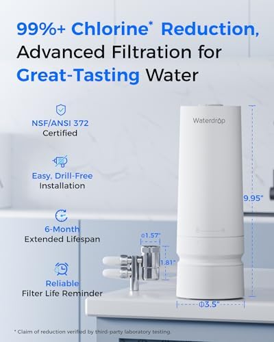 Waterdrop CTF-06 Water Filter for Sink Faucet with Filter Life Reminder - Image 6