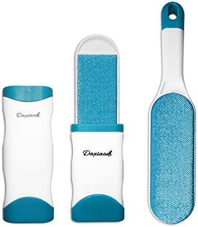 2 Pack Furniture Lint Remover Brushes, Double Sided Self Cleaning Loose Hair Catcher for Pet, Hair Cleaner for Clothes, Sofa, Carpet by WANLILAI