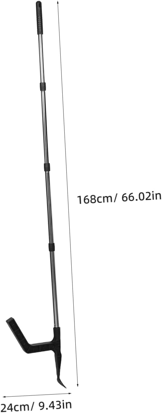 POPETPOP 1 Set Gutter Cleaning Tools with Extended Poles Leaf Scooping Shovel for Efficient Debris Collection Weather Resistant Design for Safe Cleaning