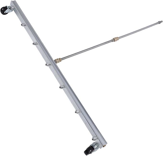 39.37inch Pressure Washer Cleaner, Power Pressure Washer Attachment, Stainless Steel Water Broom with 1/4inch Quick Connector, Surface Cleaner for Household and Business Use (for Floor)