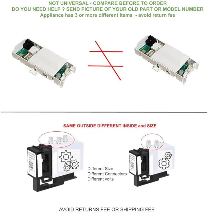 WD21X23712, WD21X24118 CKDX24118X compatible with General Electric Dishwasher Service Machine Control fits old number WD21X23712, WD21X24118