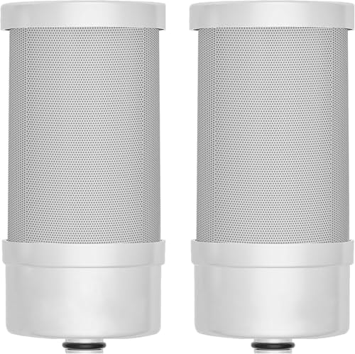 Vortopt Replacement Filter for T5 Faucet Water, 3-6 Months Lifetime, Reduces Chlorine, Taste and Odor (2 Pack) by Vortopt