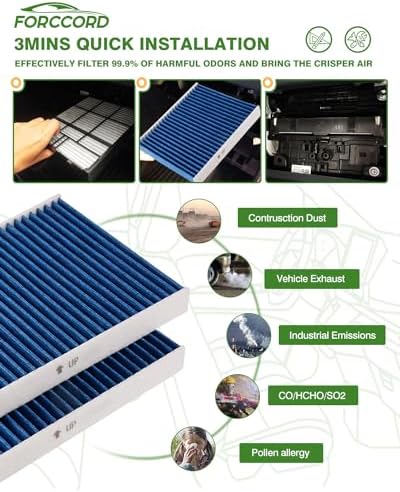 Cabin & Engine Air Filter Kit for Toyota Prius 2010-2015, Prius V 2012-2017 - Image 6