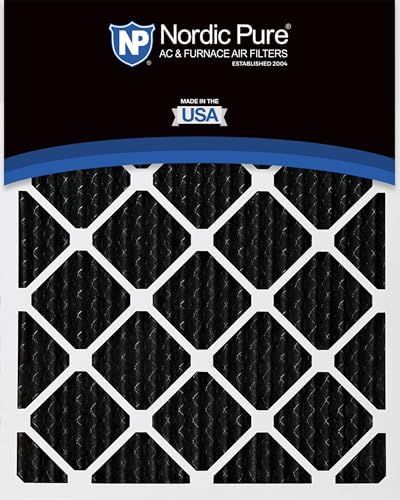 Nordic Pure 18x25x1 (Actual Size: 17 1/2 x 24 1/2 x 3/4) Pure Carbon Pleated Odor Reduction Furnace Air Filters 12 Pack - Image 5
