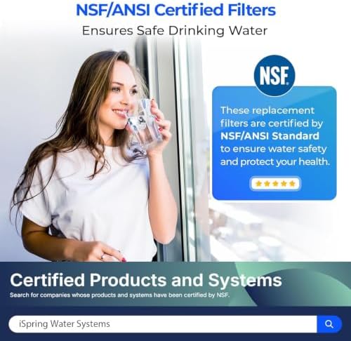 iSpring FA15-N Alkaline Inline Water Filter Cartridge, 10” x 2” with 1/4” Quick Connect, NSF Certified, Add-on for RO Systems, Balances pH & Restores Minerals, 3-Layer Replacement Filter - Image 2